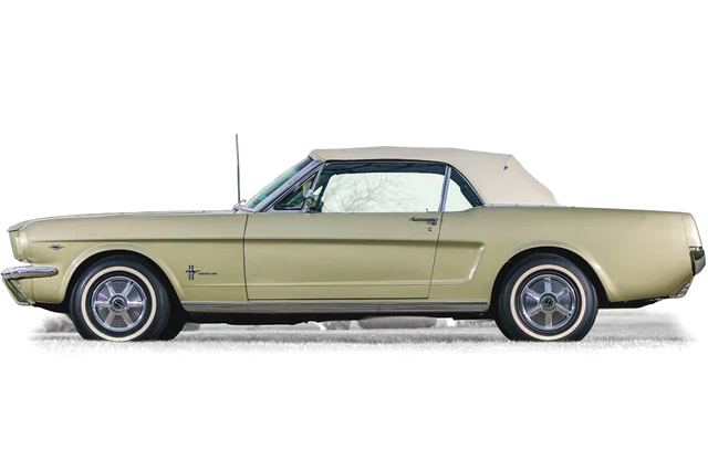 Ford Mustang Convertible 1965 honey gold 1:43 Ixo America