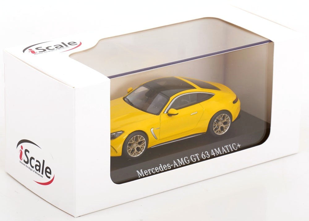 Mercedes-Benz AMG GT63 4Matic+ 2024 yellow 1:43 iScale