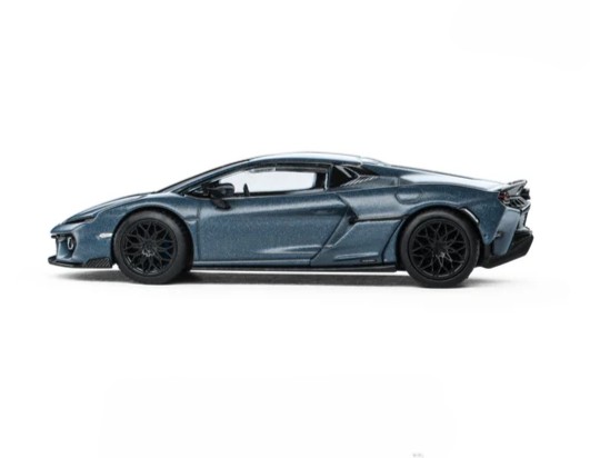 Lamborghini Temerario matte blue 1:64 Trends Hobby