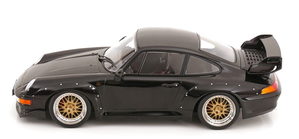 Porsche 911 993 GT2 1996 BBS Rims black 1:18 KK Scale