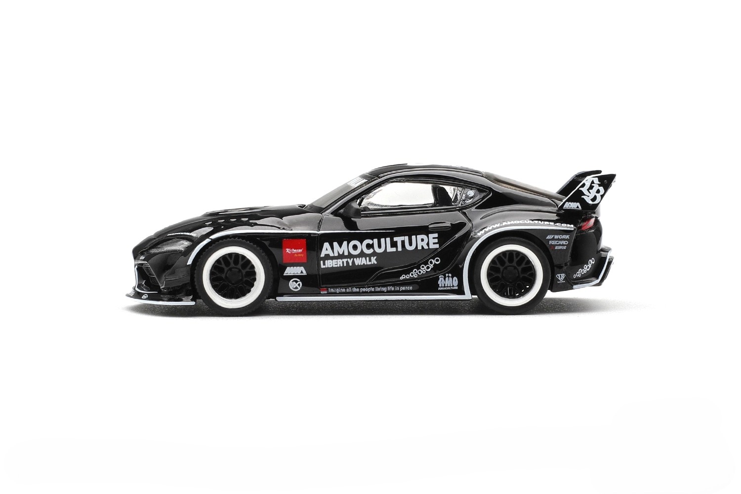 Toyota GR Supra LB★WORKS Amoculture 2026 black 1:64 Mini GT