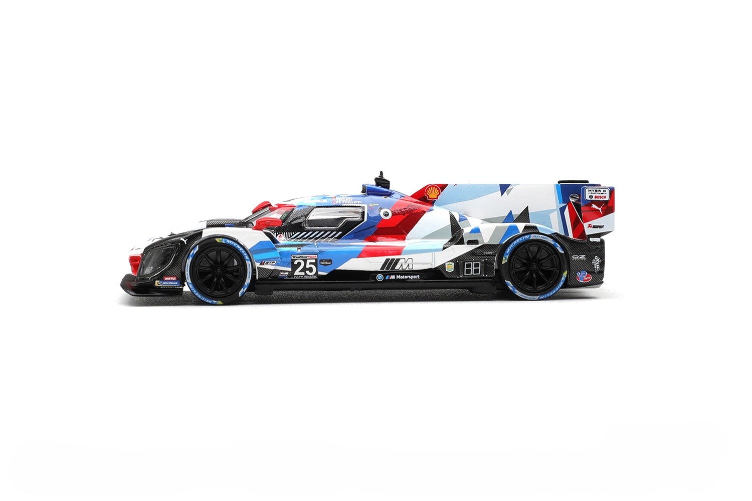 BMW M Hybrid V8 GTP BMW M Team RLL #25 C.De Phillippi/M.Martin/R.Rast/N.Yelloly 24HRS Daytona 2024 1:64 Mini GT