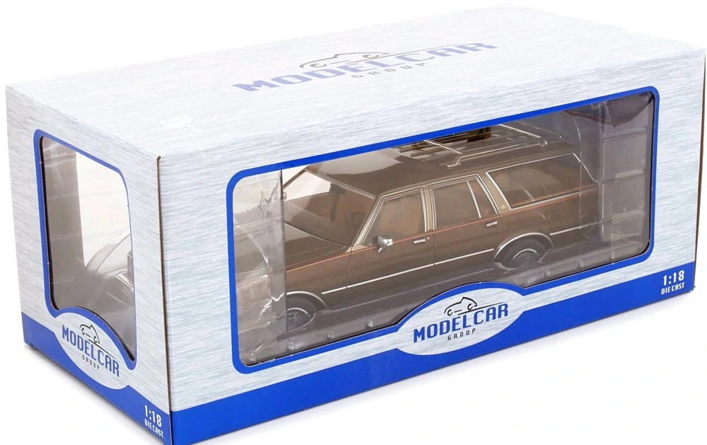 Chevrolet Caprice Estate Wagon 1985 brown/decor 1:18 MCG 