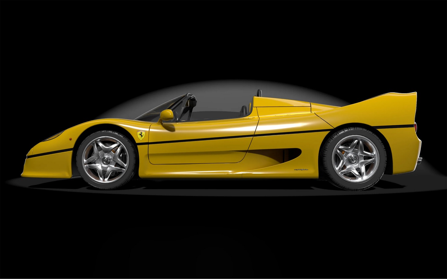 Ferrari F50 Giallo Modena Model Kit 1:8 Pocher