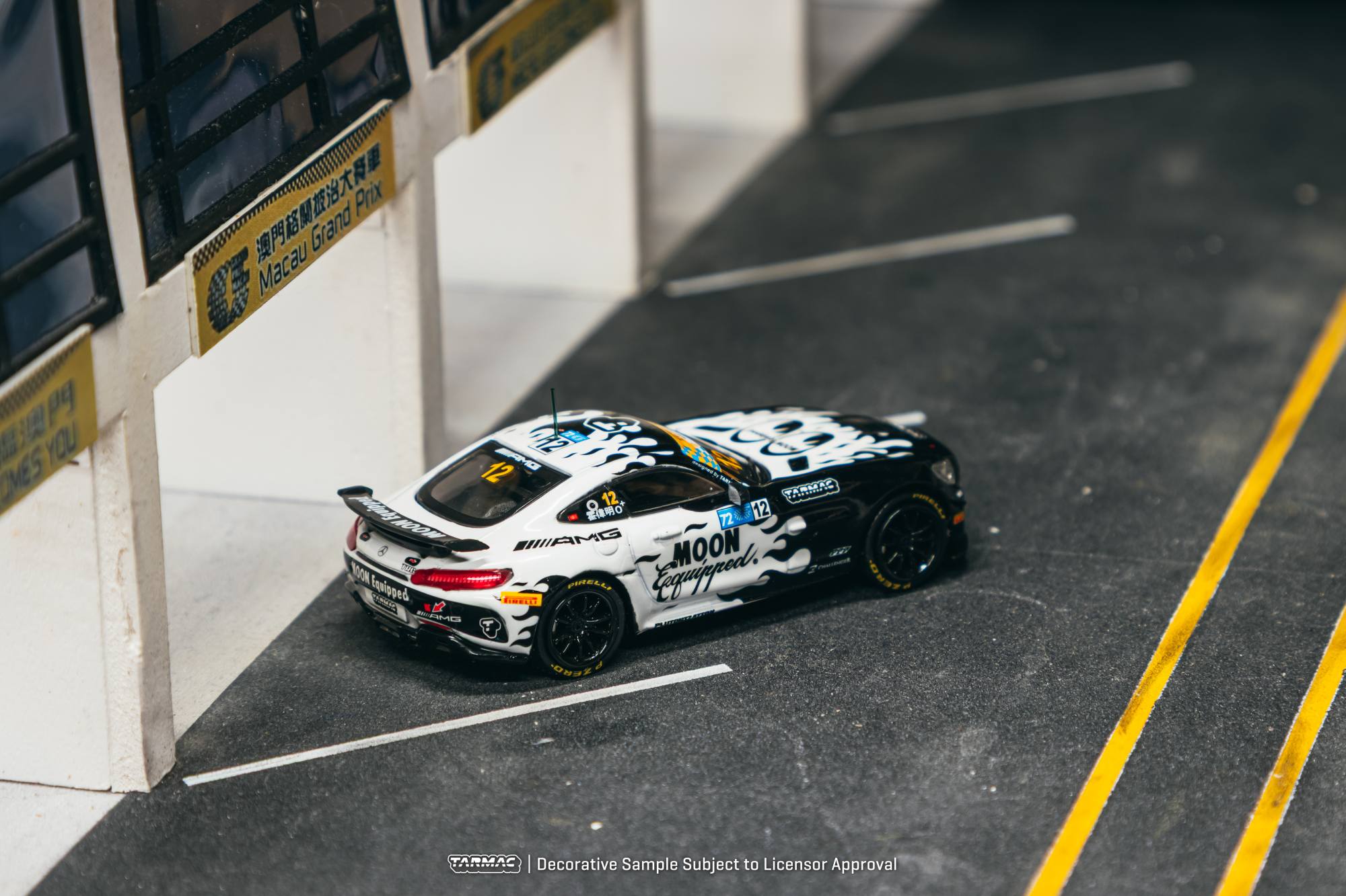 Mercedes-Benz AMG GT GT4 #12 Fok Wai Ming GreaterBay Area GT Cup Macau 2025 1:64 Tarmac