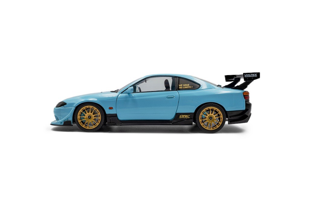 Nissan Silvia S15 Spec-R Aero Solido Works 1999 baby blue 1:18 Solido