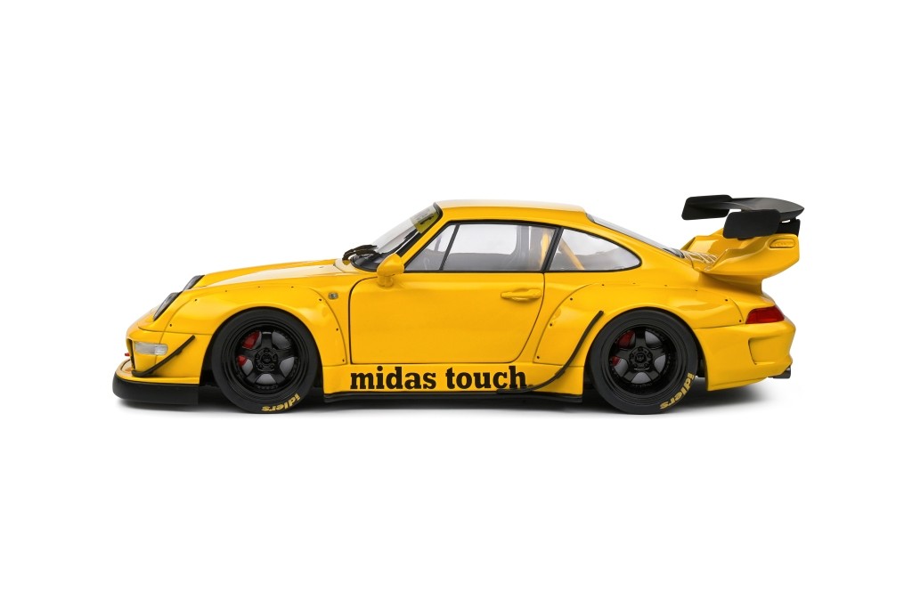 Porsche RWB Bodykit Midas Touch 2023 yellow 1:18 Solido