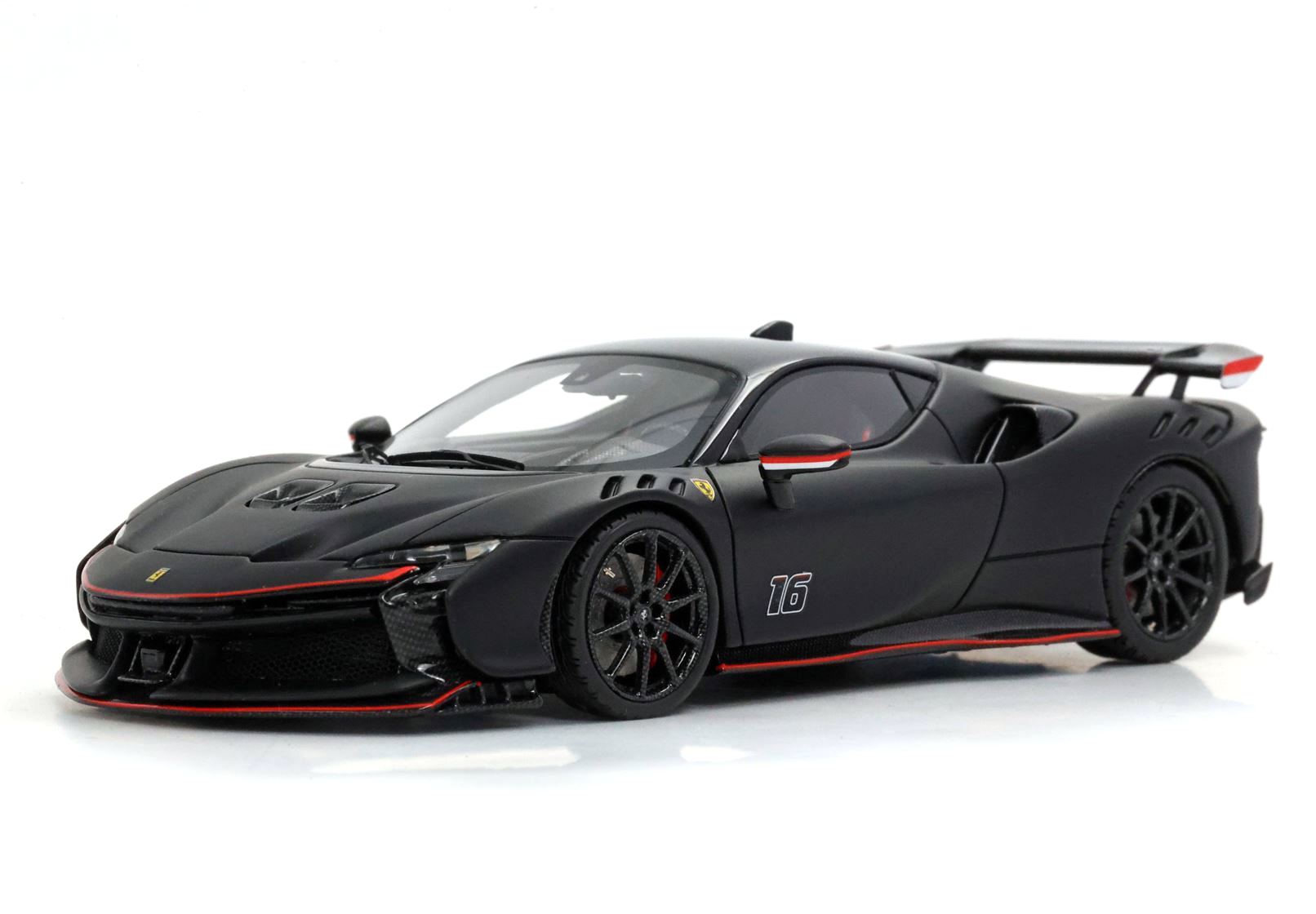 Ferrari SF90 XX Stradale #16 Charles Leclerc Matt Black 1:43 B.B.R.