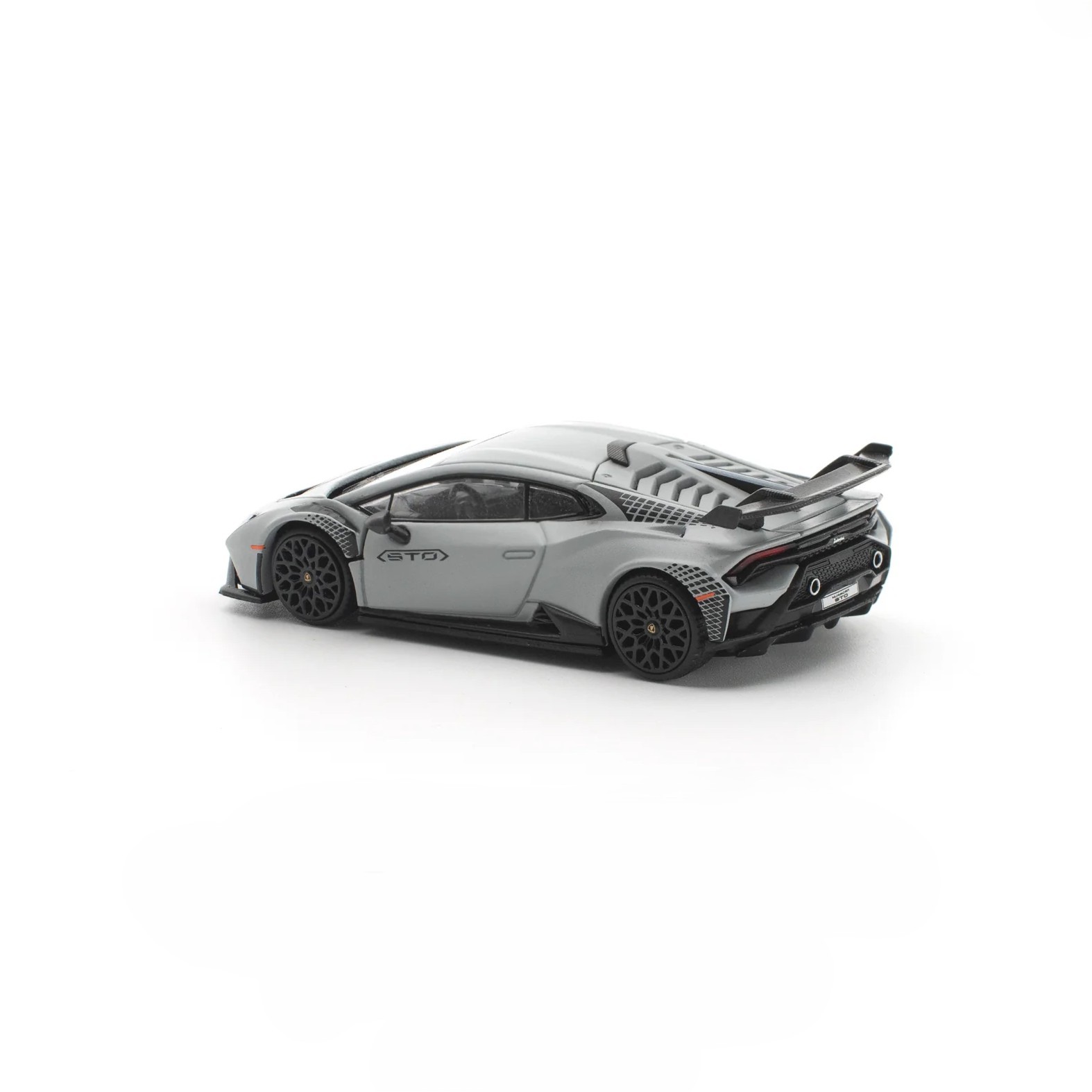 Lamborghini Huracan STO grigio acheso 1:64 Pop Race Limited