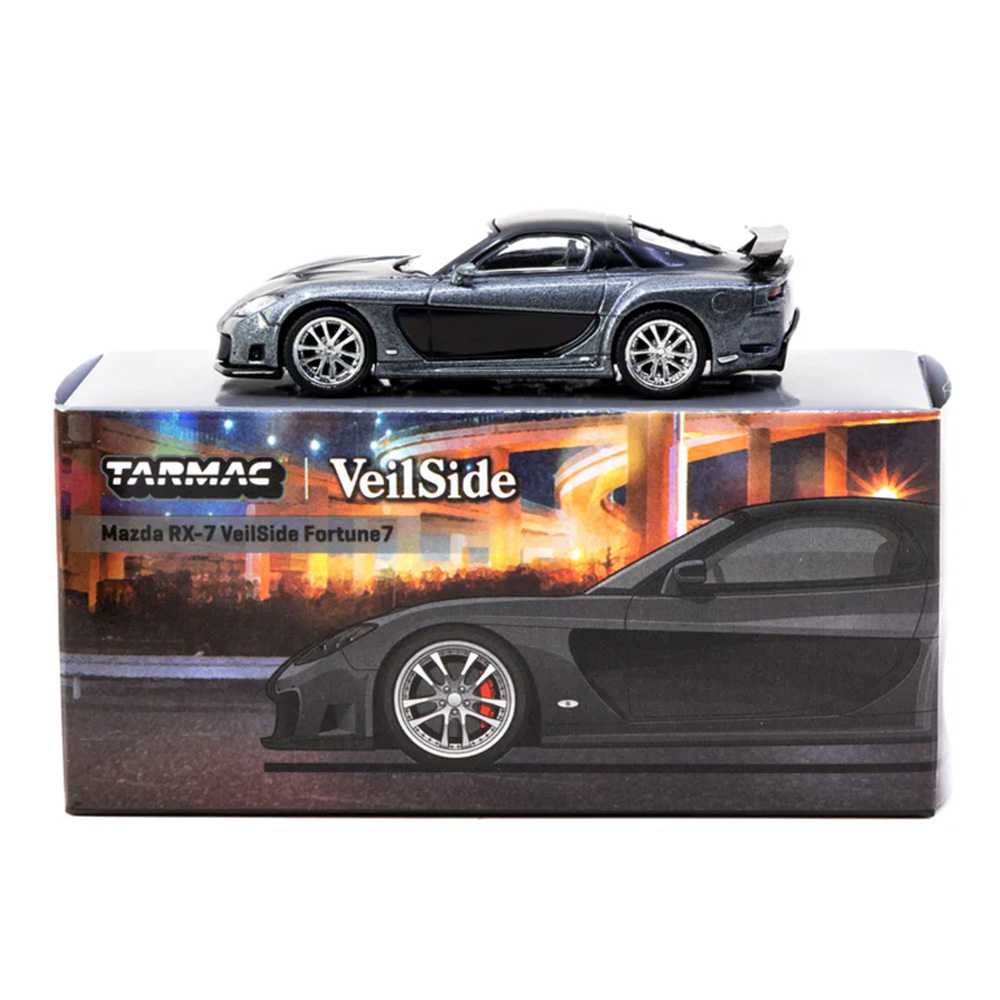 Mazda RX-7 VeilSide Fortune7 grey metallic/black 1:64 Tarmac