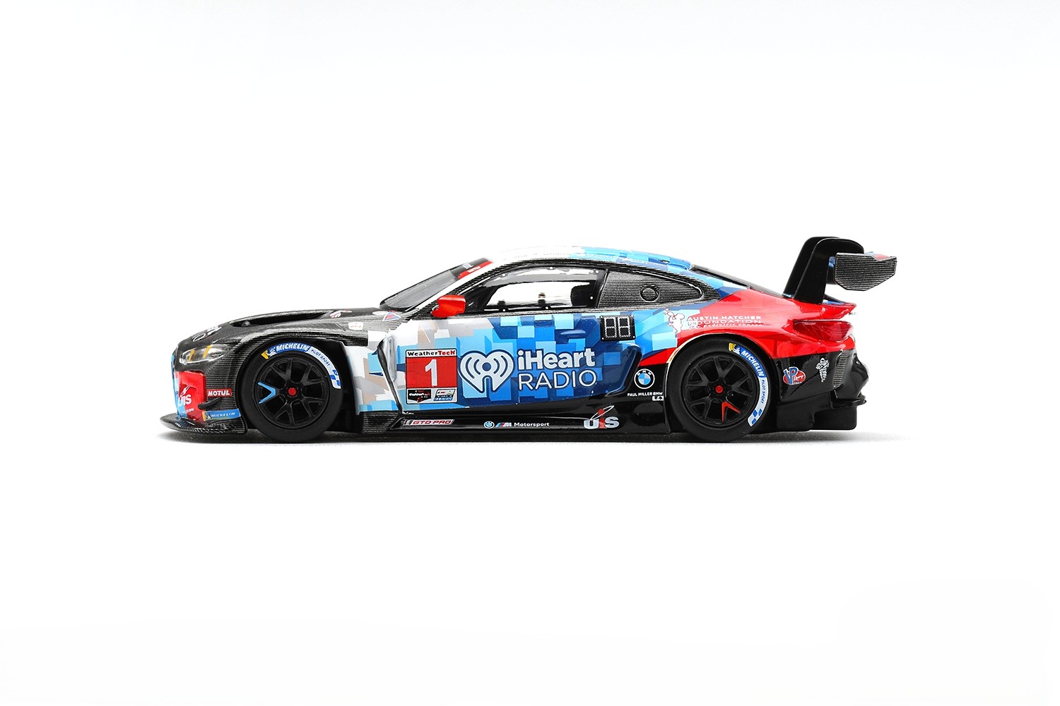 BMW M4 GT3 EVO Paul Miller Racing #1 C. De Phillippi/M.Snow/K. van der Linde/N.Verhagen 24HRS Daytona 2025 1:64 Mini GT