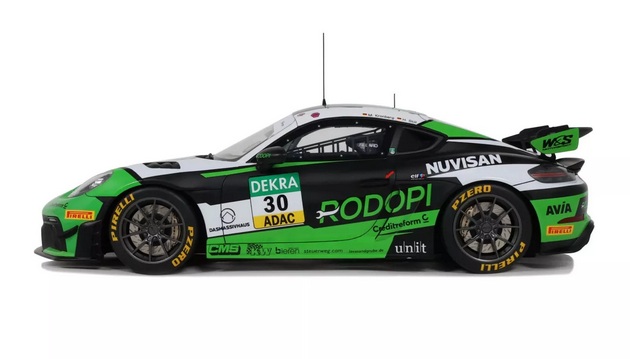 Porsche Cayman 718 GT4 RS Clubsport #30 Kronberg/Still ADAC GT4 2023 1:18 OttOmobile