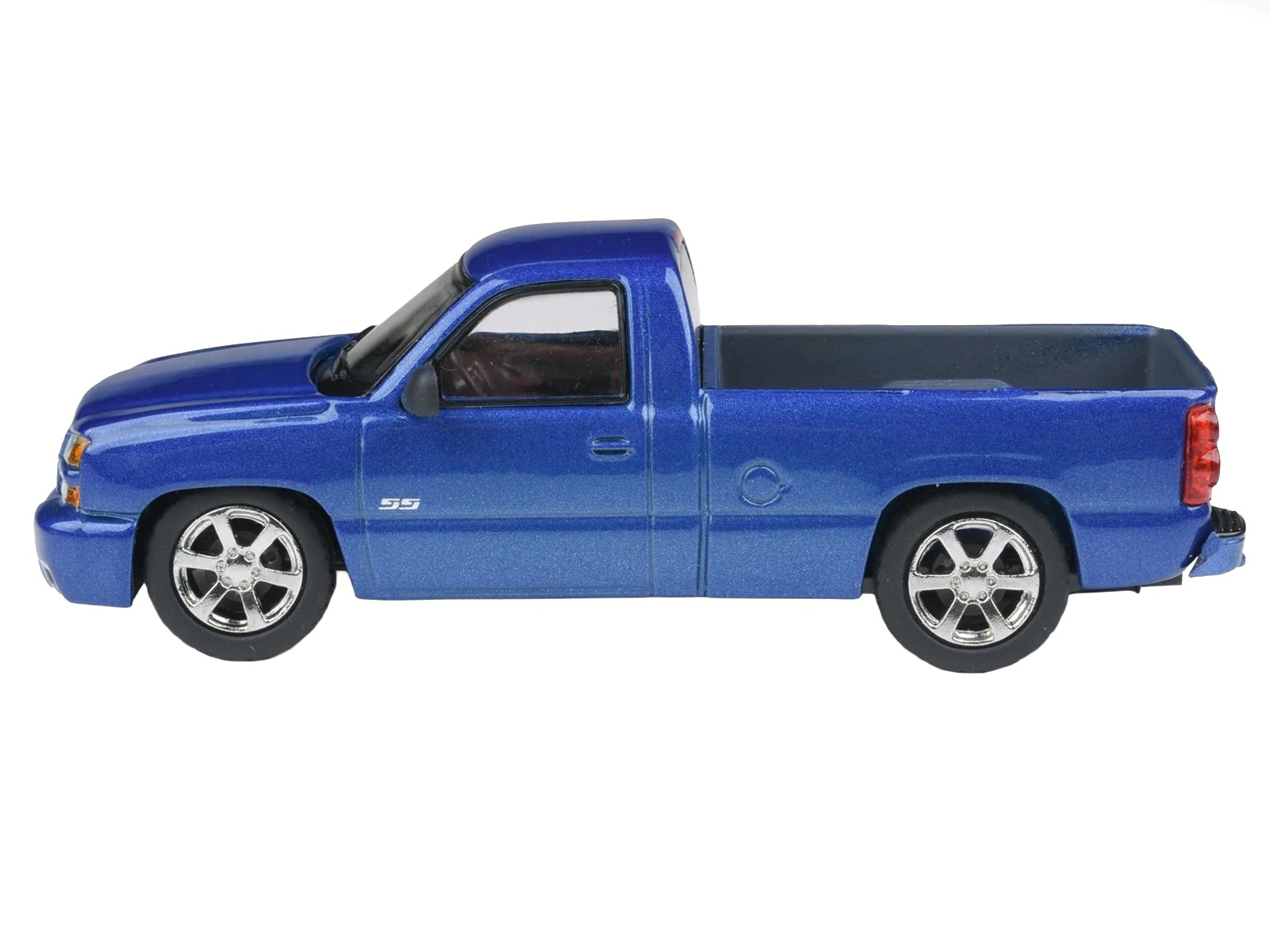 Chevrolet Silverado Single Cab 2006 blue 1:64 Para64