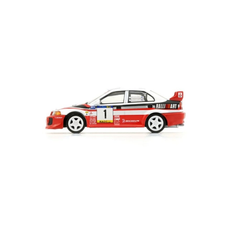 Mitsubishi Lancer EVO V Mitsubishi Ralliart #1 T.Mäkinen/R.Mannisenmäki Group A Rallye Catalunya 1998 1:64 BM Creations