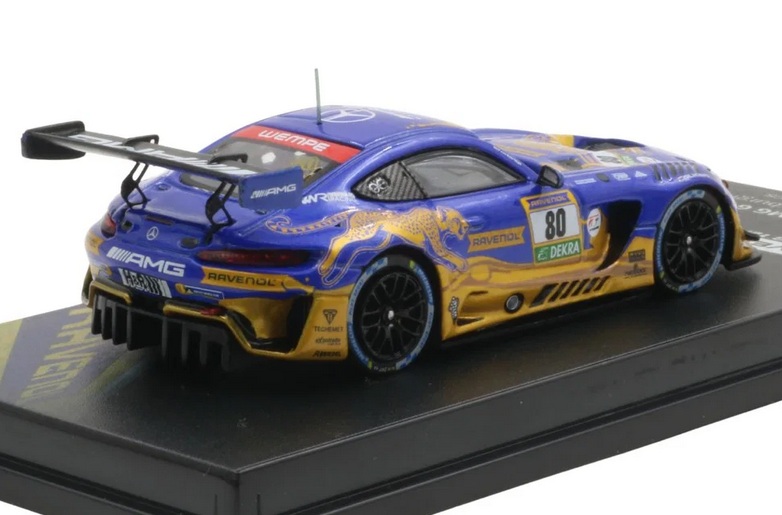 Mercedes-AMG GT3 Evo Mercedes-AMG Team #80 Engel/Stolz/Schiller/Martin 24H Nürburgring 2026 1:64 Ixo Models