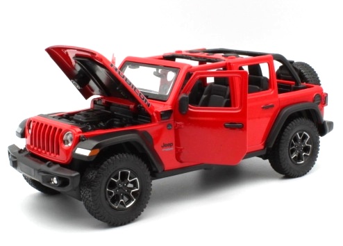 Jeep Wrangler Rubicon 4xe red 1:24 Rastar