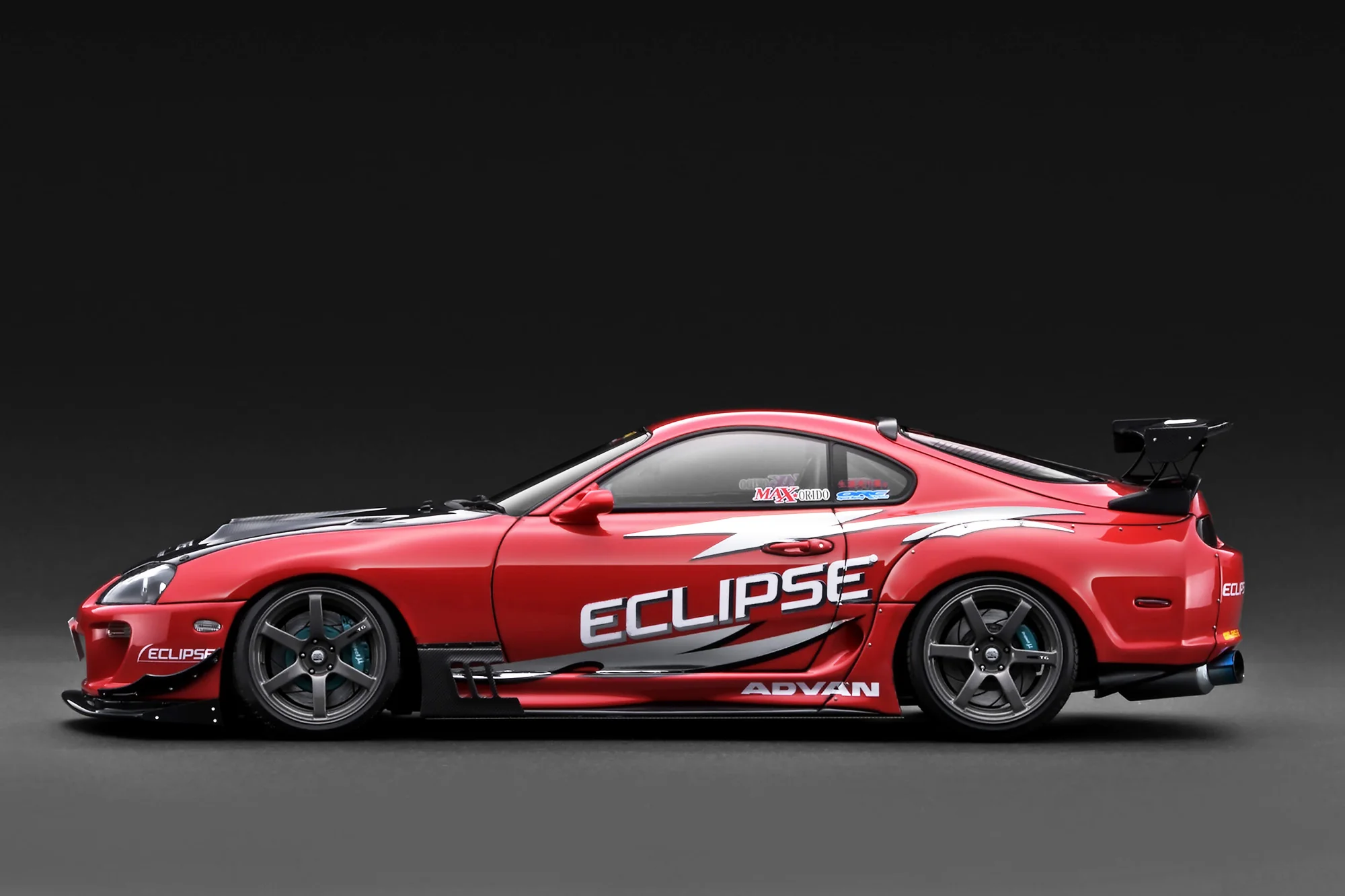 Toyota Supra RZ JZA80 ORIDO-STREET Ver.2 red 1:18 Ignition Model