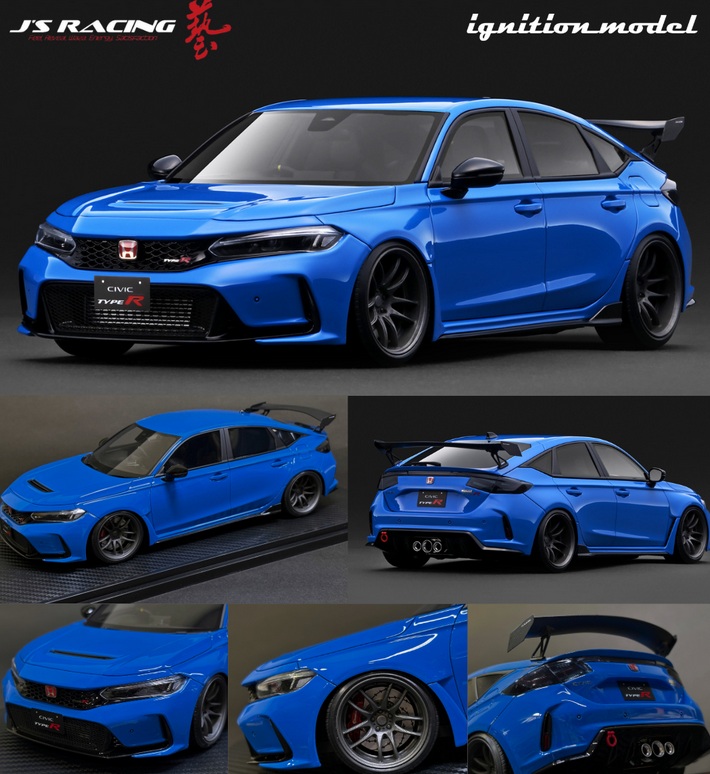 Honda Civic Type-R J'S Racing FL5 light blue 1:18 Ignition Model