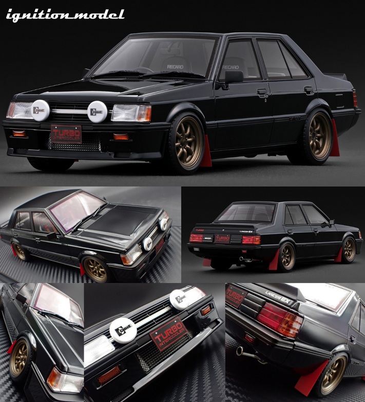 Mitsubishi Lancer EX GSR Turbo A175A *Fog Lamp* black 1:18 Ignition Model