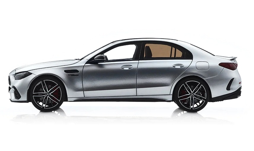 Mercedes-AMG C 63 S E Performance hightech silver 1:18 NZG