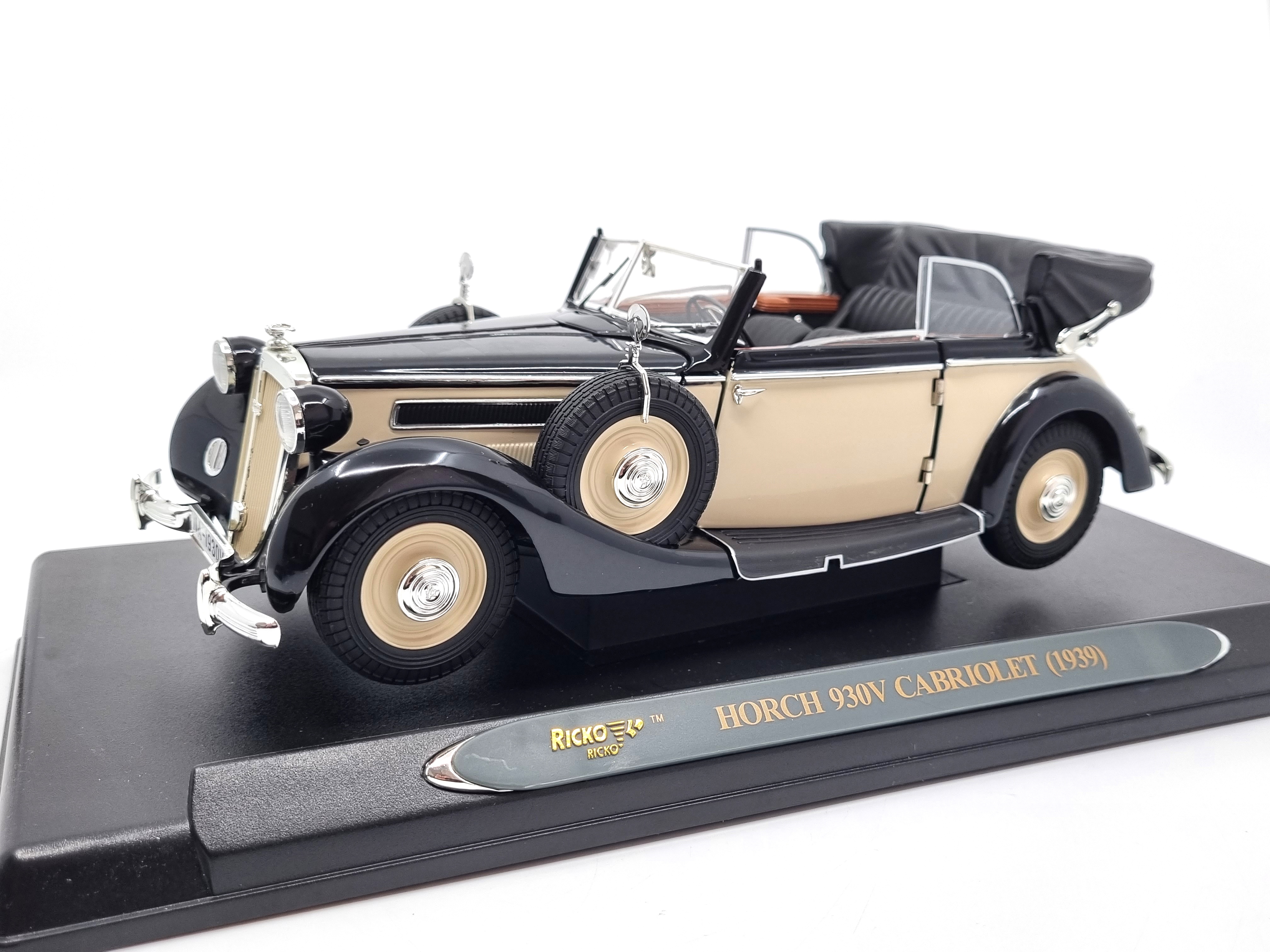 Horch 930V Cabrio 1939 1:18 Ricko