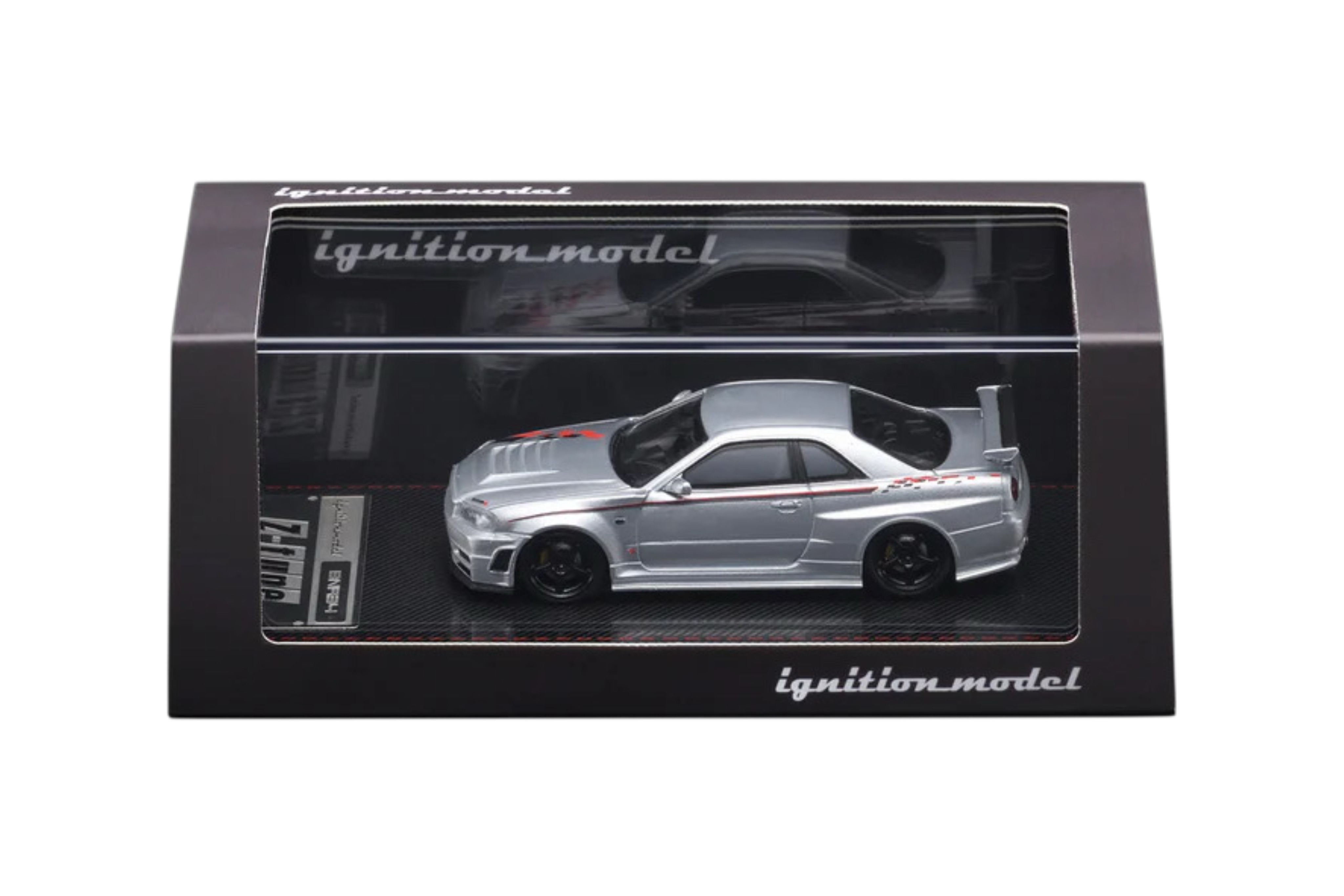 Nissan Nismo R34 GT-R Z-Tune silver 1:64 Ignition Model