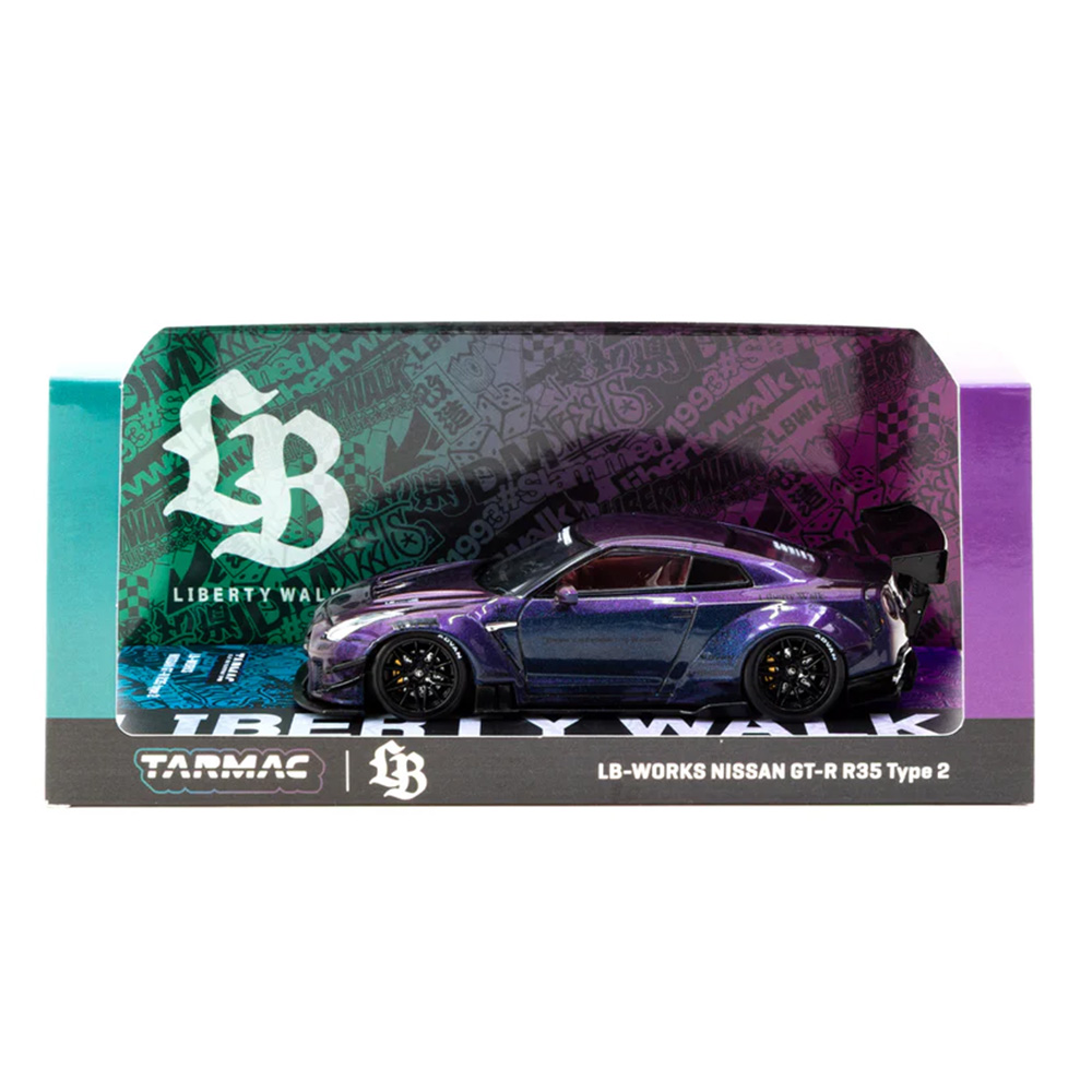 Nissan GT-R R35 *LB-WORKS* Type 2 midnight purple 1:43 Tarmac