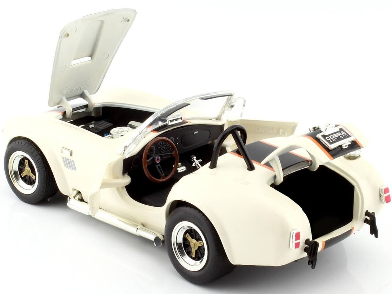 Shelby Cobra 427 S/C *Road Signature* 1964 creme 1:18 Lucky Diecast