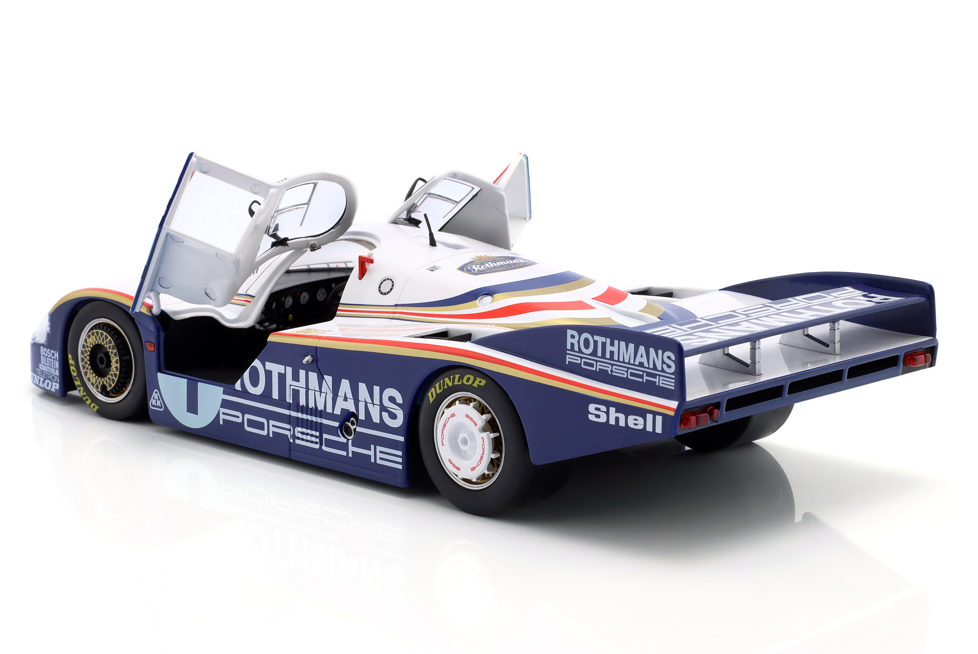 Porsche 956 LH #1 Jacky Ickx/Derek Bell Winner 24H Le Mans 1982 + Collectors Box 1:18 Werk83