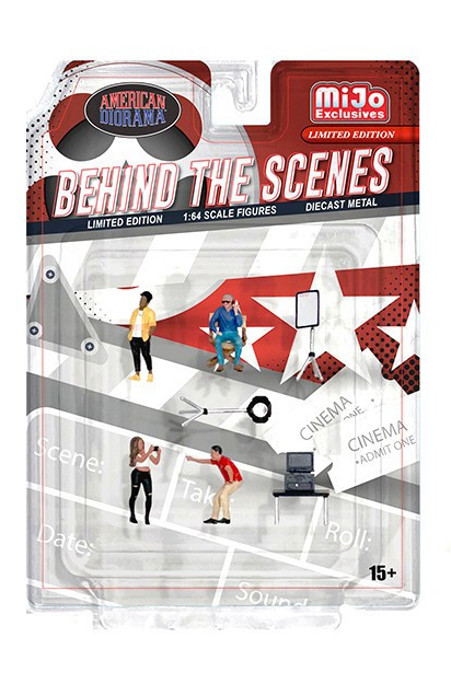 Figure Set: Behind The Scenes 1:64 American Diorama