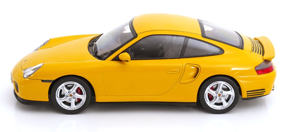 Porsche 911 996 Turbo 2000 yellow 1:18 KK Scale