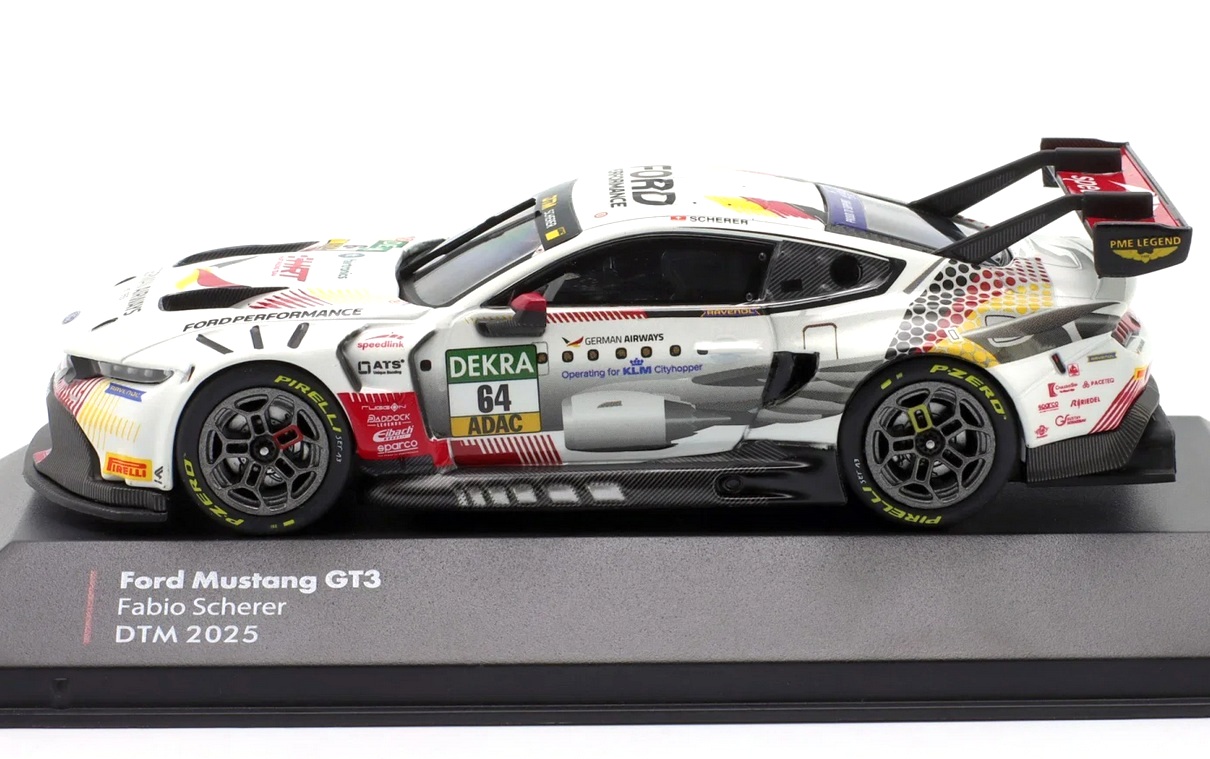 Ford Mustang GT3 #64 Fabio Scherer DTM 2025 1:43 Ixo Models