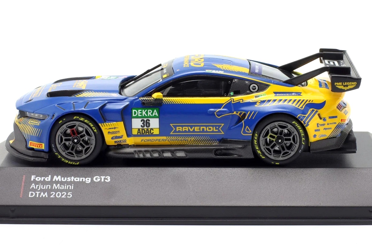 Ford Mustang GT3 #36 Arjun Maini DTM 2025 1:43 Ixo Models
