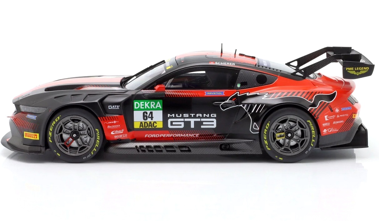 Ford Mustang GT3 #64 Fabio Scherer DTM Oschersleben 2025 1:18 Ixo Models