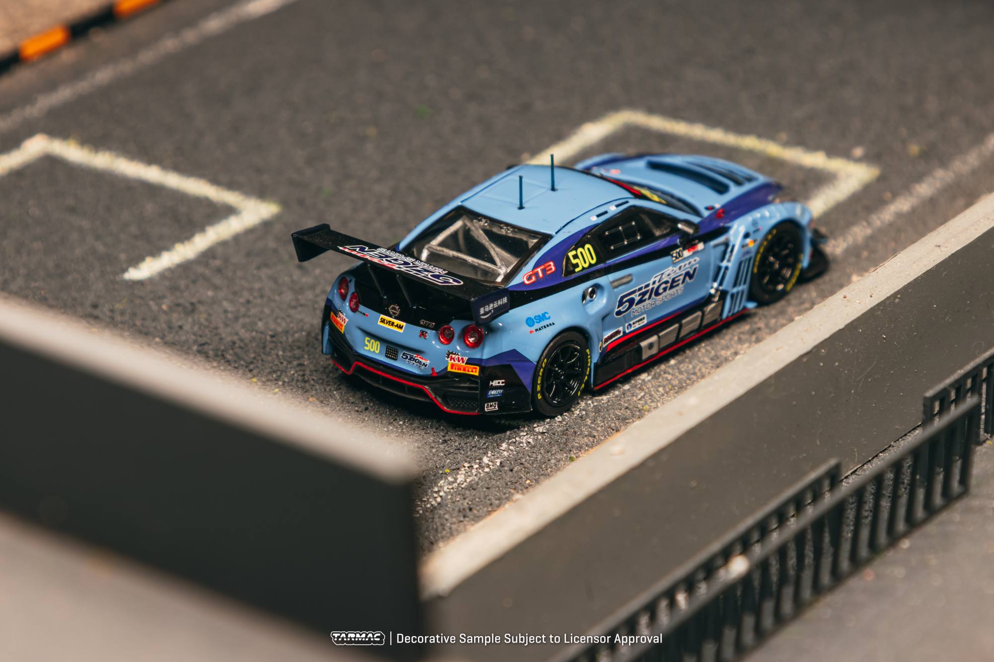Nissan GT-R R35 Nismo GT3 Team 5ZIGEN #500 Hirobon/Y.Kanamaru Winner Beijing Street Circuit GT World Challenge Asia 2025 1:64 Tarmac