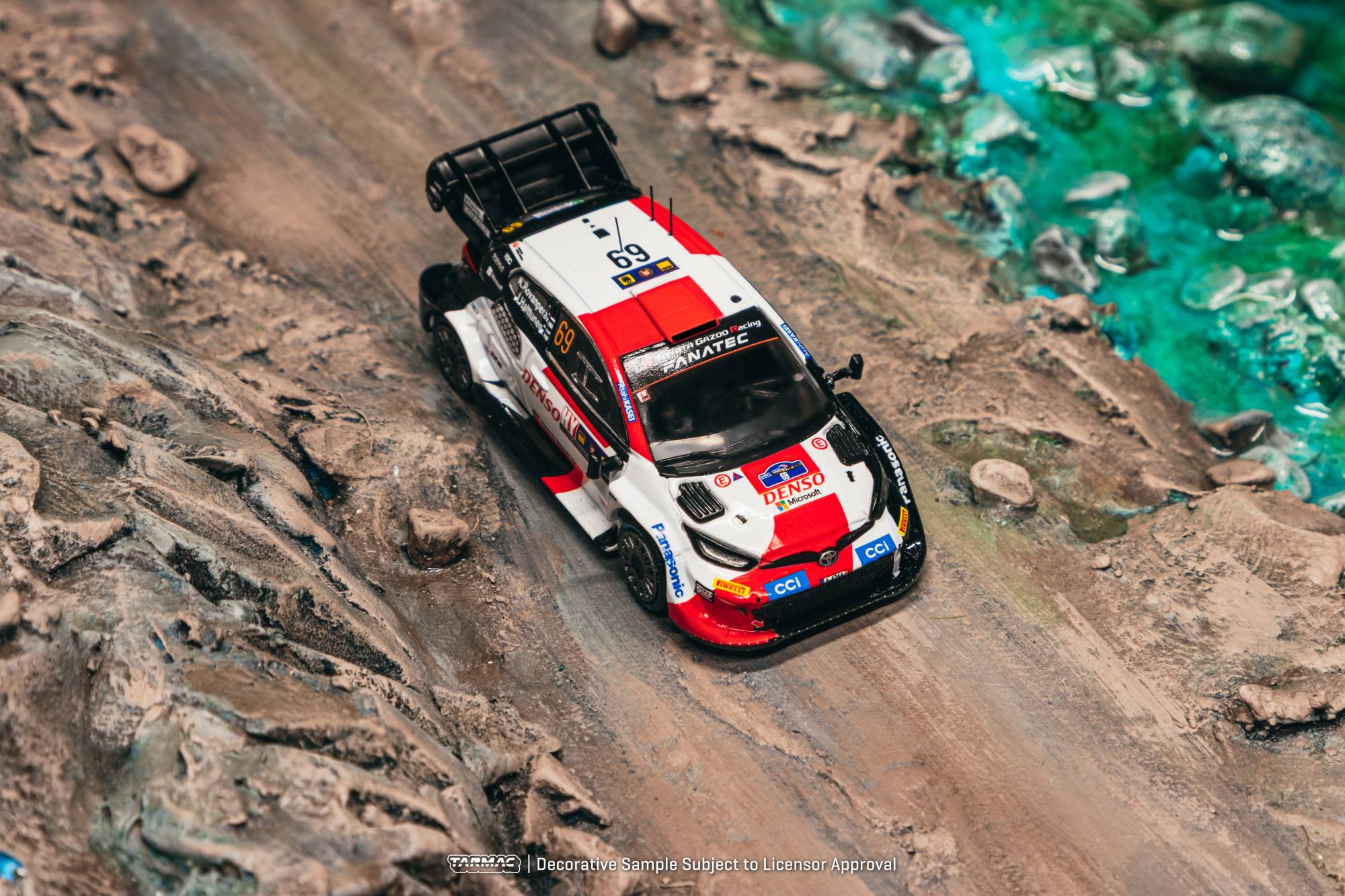 Toyota GR YARIS Rally1 HYBRID #69 K.Rovanperä/J.Halttunen Central European Rally 2023 WRC World Champion 2023 1:64 Tarmac