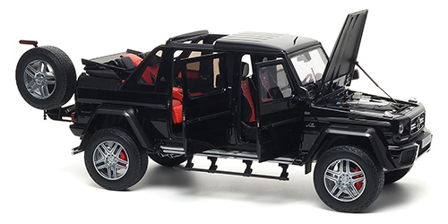 Mercedes-Maybach G650 Landaulet W463 2017 black metallic 1:18 Almost Real
