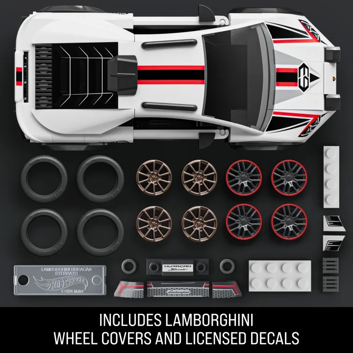 Lamborghini Huracan Sterrato 2022 white 1:32 Hot Wheels Brick Shop
