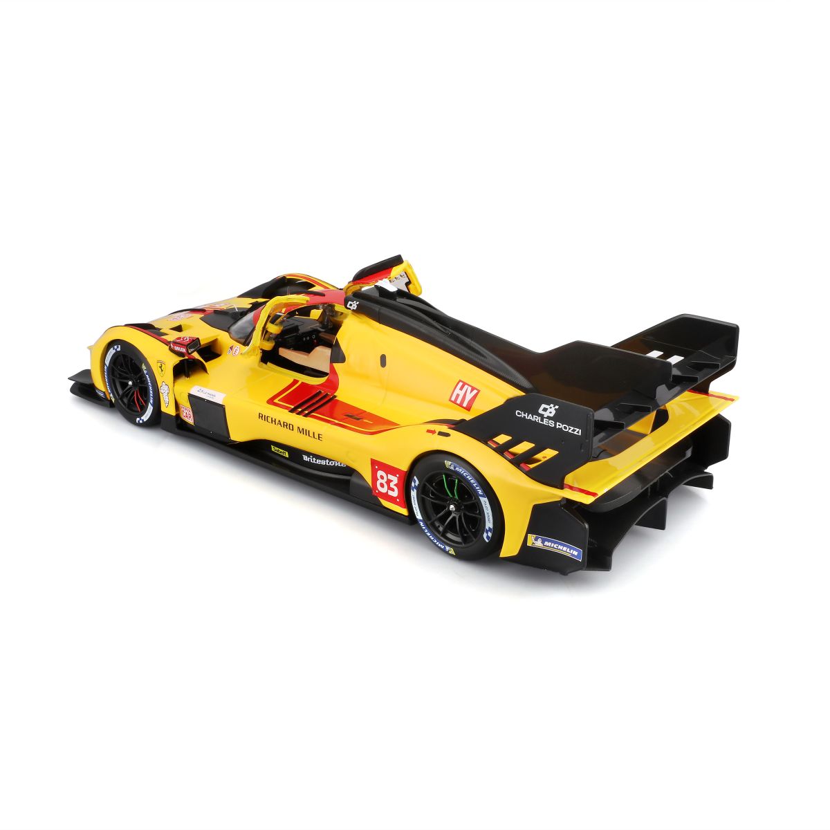 Ferrari 499P 3.0l Turbo V6 Team AF Corse #83 Kubica/Ye/Hanson Winner 24h Le Mans 2025 1:18 Bburago