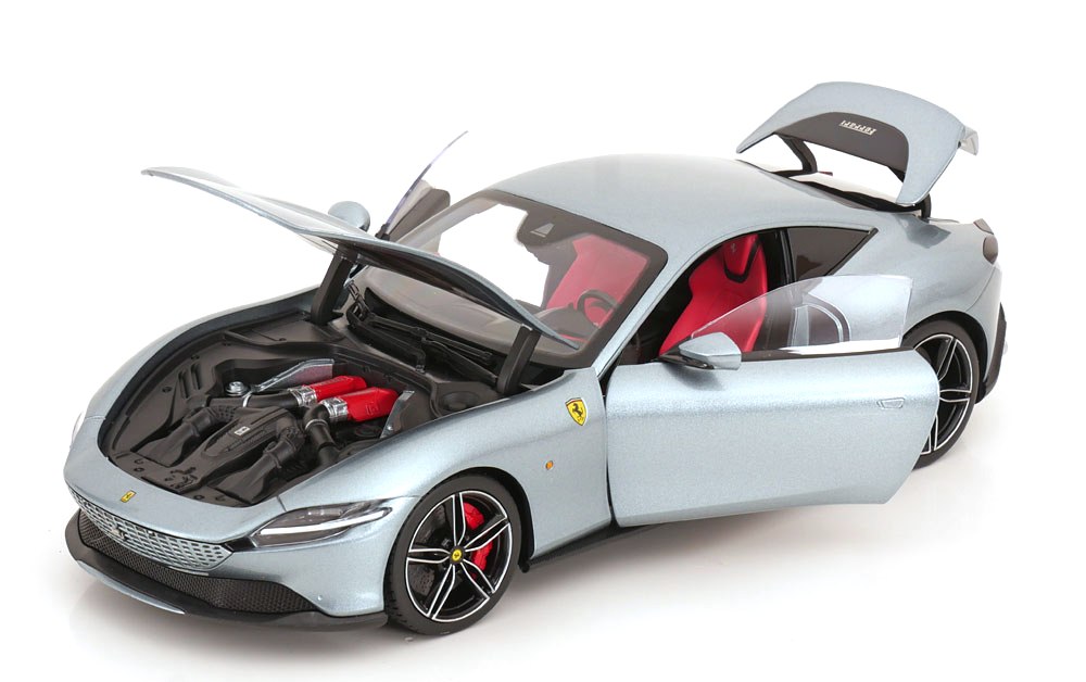 Ferrari Roma 2019 grigio titanio 1:18 Polistil