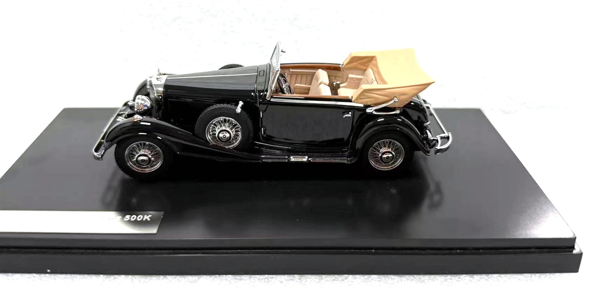 Mercedes-Benz 500K Cabriolet C 1935 black 1:43 Matrix Scale Models