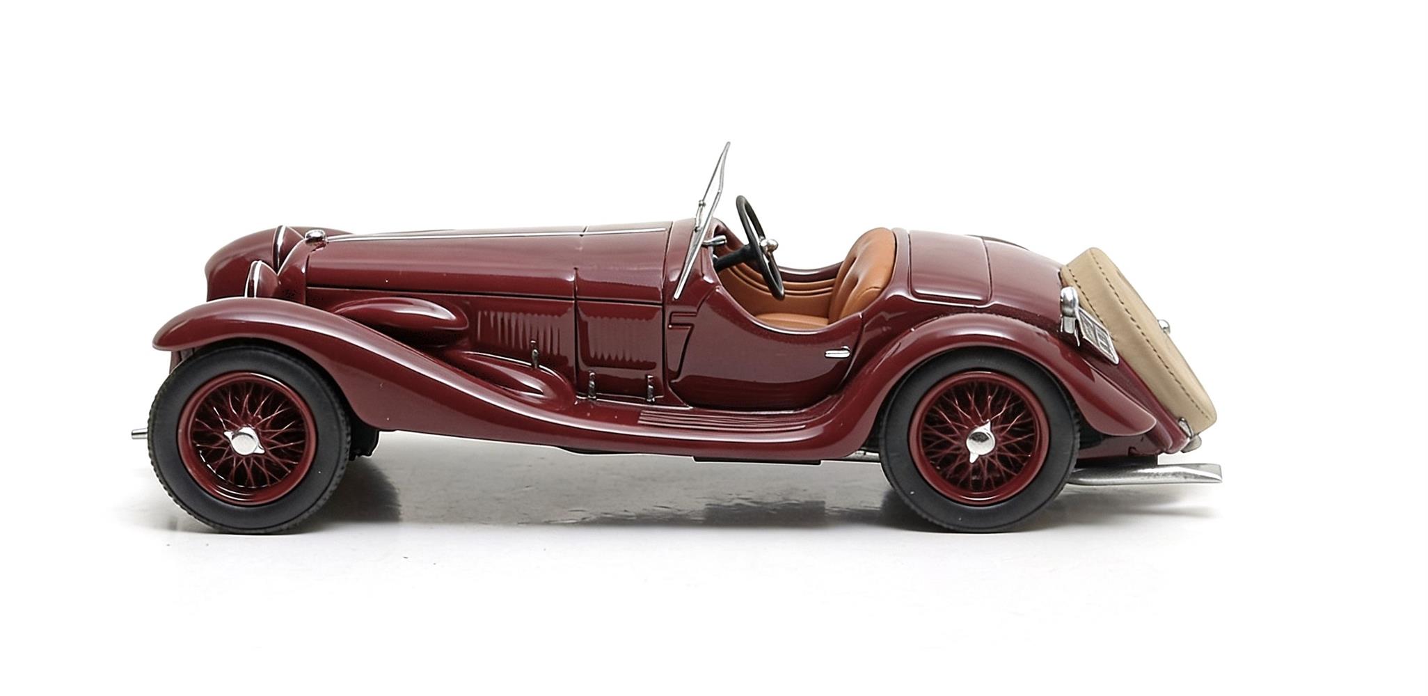 Maserati V4 Sport 16V Spider Cabriolet 1929 bordeaux 1:43 Matrix Scale Models