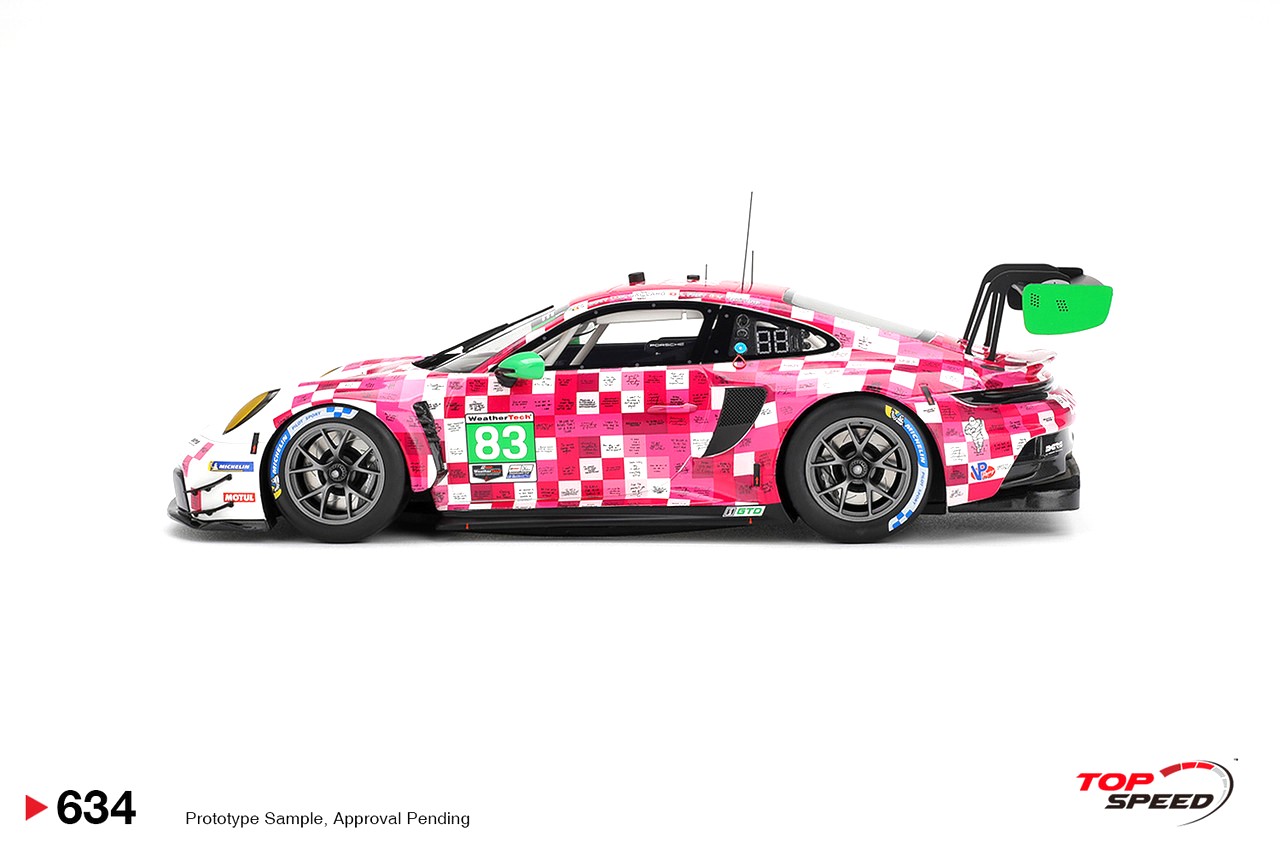 Porsche 911 992 GT3 #83 Gatting/Bovy/Frey/Gaillard Iron Dames 24H Daytona 2025 1:18 TopSpeed Models
