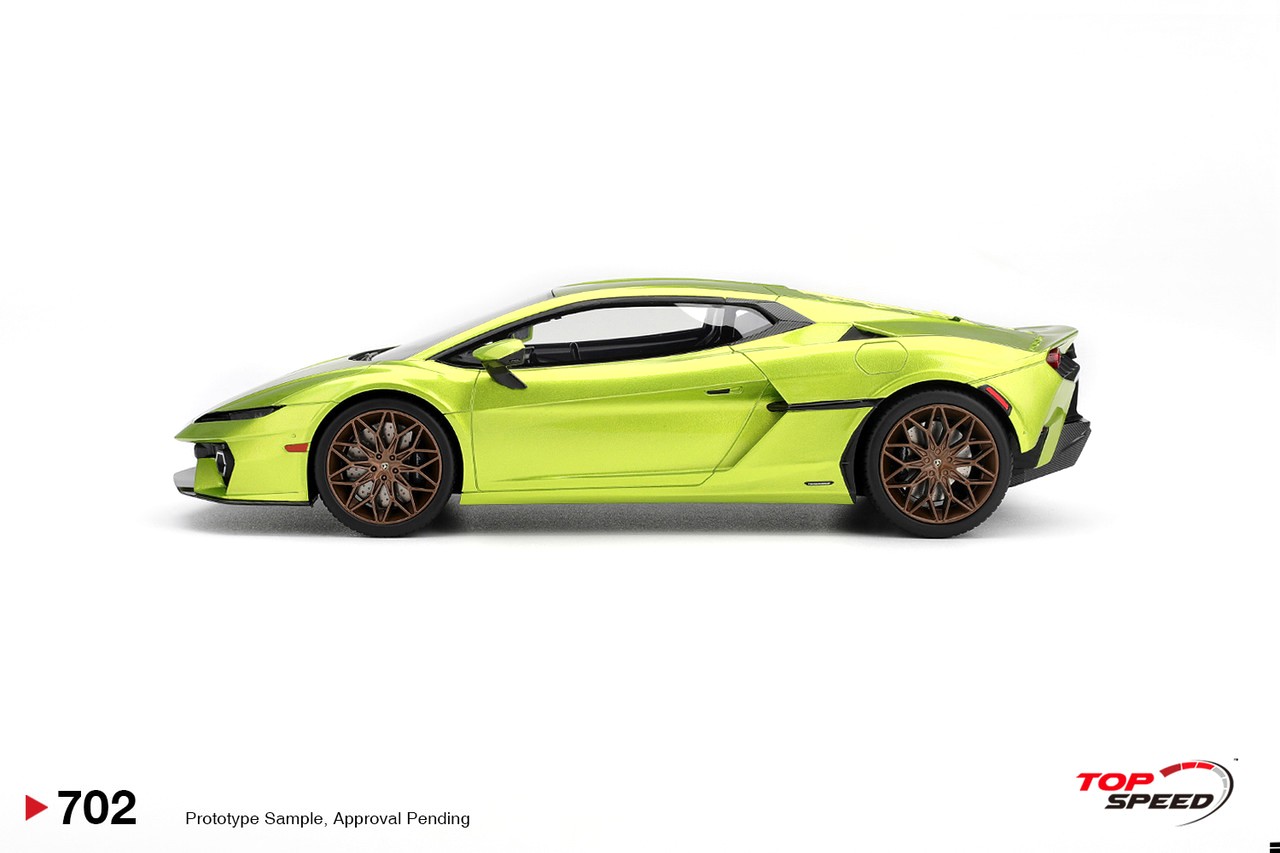 Lamborghini Temerario 2025 verde citrea 1:18 TopSpeed Models