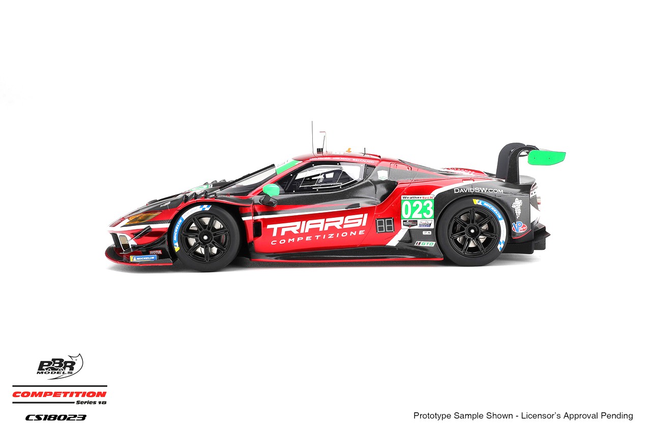 Ferrari 296 GT3 #23 Triarsi/Koch/Calado Triarsi Competizione IMSA Petit Le Mans 2025 1:18 B.B.R.