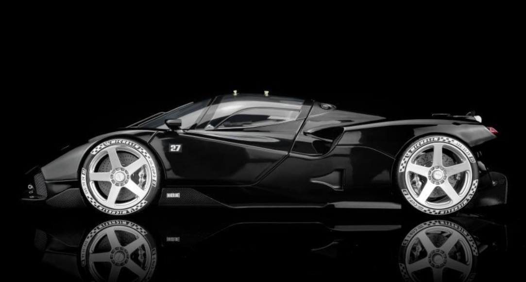 Nilu 27 V12 6.5L 1070hp 2024 black 1:18 Motorhelix