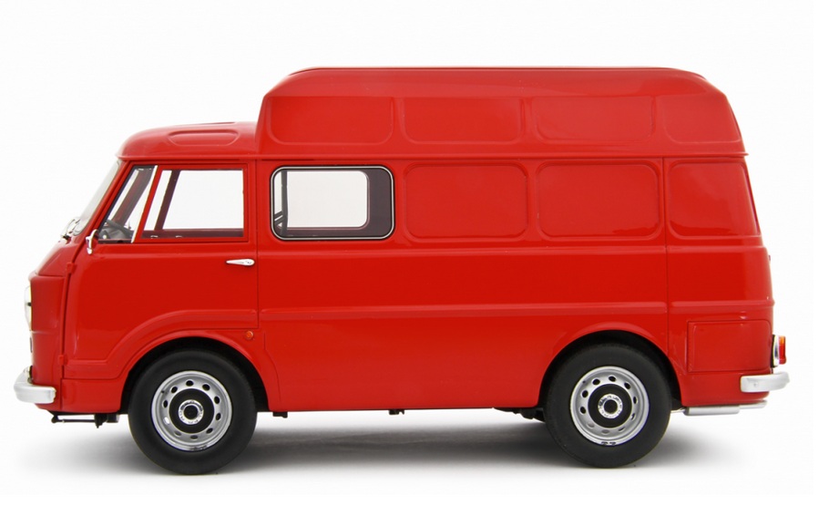 Alfa Romeo F12 High Roof Van 1967 red 1:18 Laudoracing Model