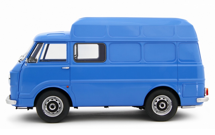 Alfa Romeo F12 High Roof Van 1967 blue 1:18 Laudoracing Model