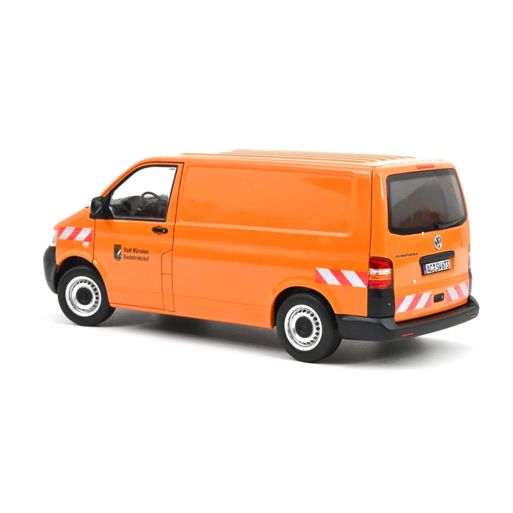 Volkswagen Transporter Communal Vehicle Stadt Würselen orange 1:18 Norev