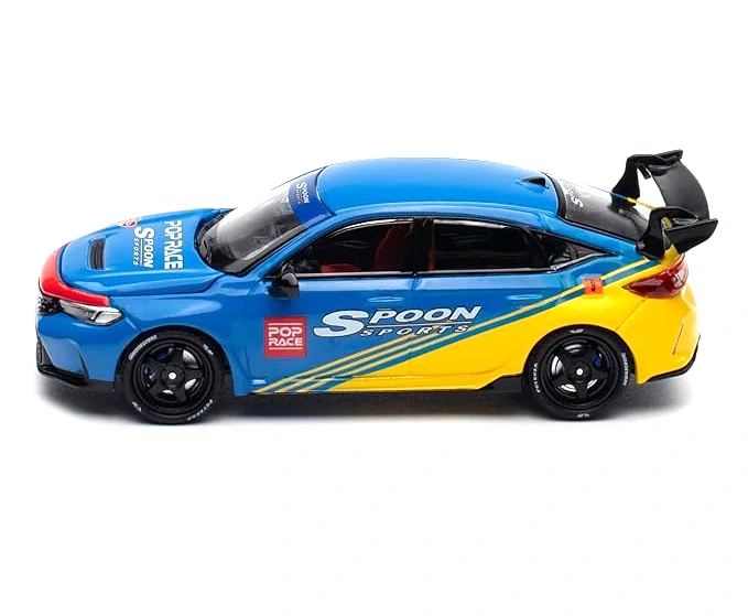 Honda Civic Type-R FL5 *Spoon* yellow/blue 1:64 Pop Race Limited
